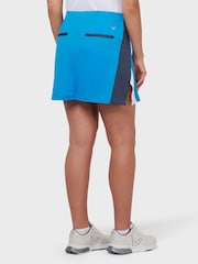 Callaway Apparel Ladies Blue 16" ColourBlock Skort - Image 2 of 6