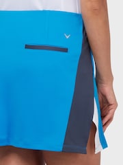 Callaway Apparel Ladies Blue 16" ColourBlock Skort - Image 4 of 6