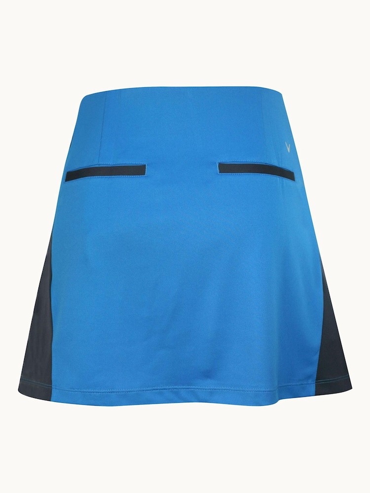 Callaway Apparel Ladies Blue 16" ColourBlock Skort - Image 6 of 6