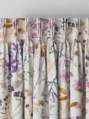 Mauve Purple Botanical Made to Measure Curtains - Image 5 of 9
