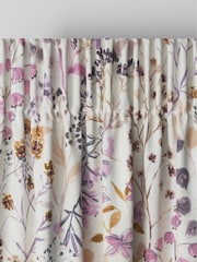 Mauve Purple Botanical Made to Measure Curtains - Image 6 of 9