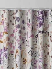 Mauve Purple Botanical Made to Measure Curtains - Image 8 of 9