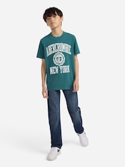Abercrombie & Fitch Denim Blue Straight Fit Jeans - Image 3 of 10