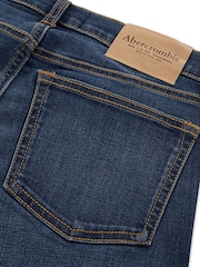Abercrombie & Fitch Denim Blue Straight Fit Jeans - Image 9 of 10