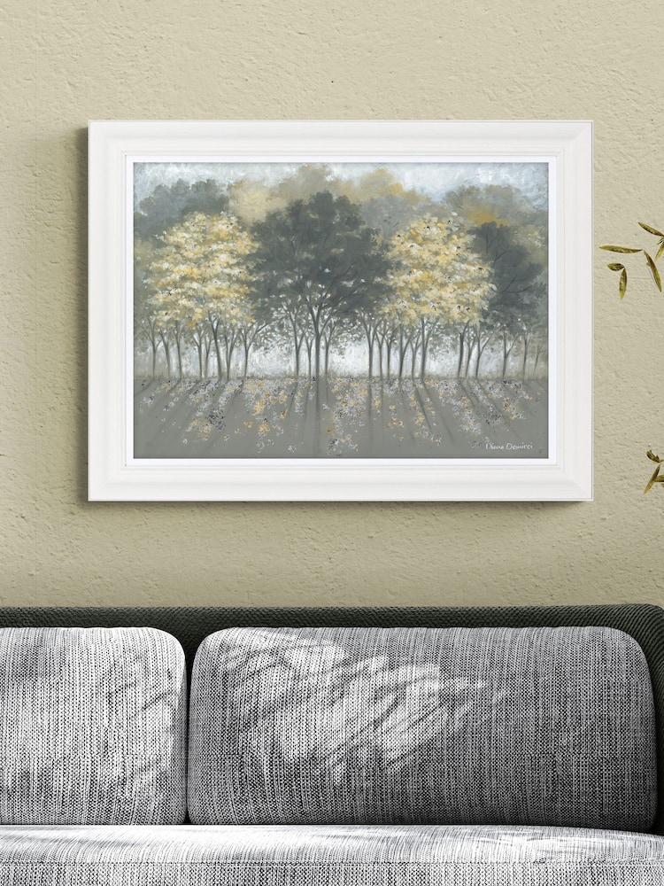Artko Grained White Before Light Fades by Diane Demirci Framed Art - Image 1 of 3