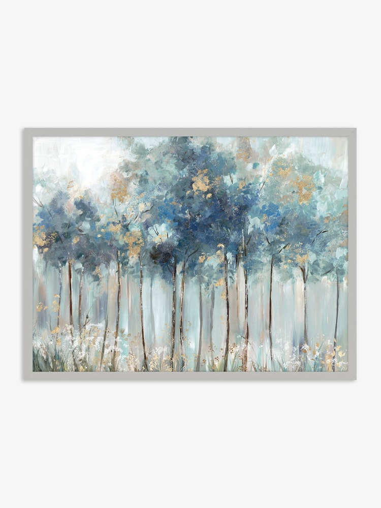Artko Blue Golden Forest by Allison Pearce Framed Art - Image 2 of 3