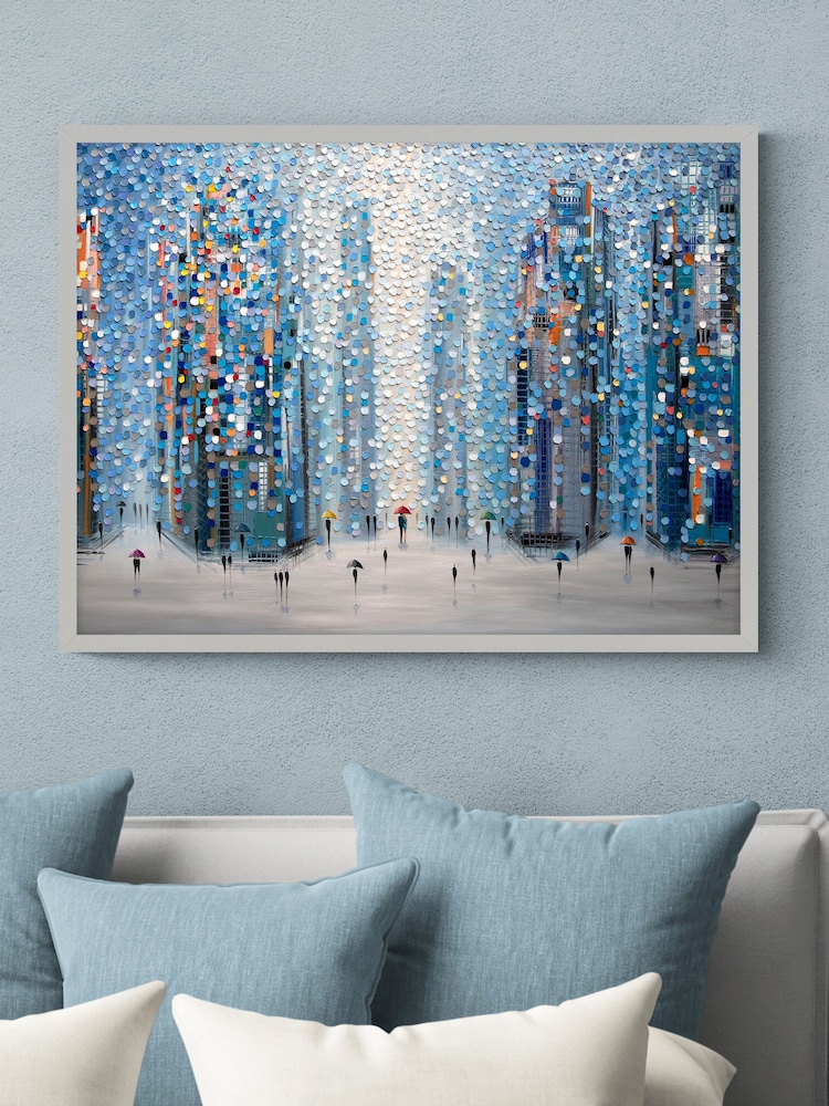 Artko Grey Metropolitan Dreams by Ekaterina Ermilkina Framed Art - Image 1 of 3