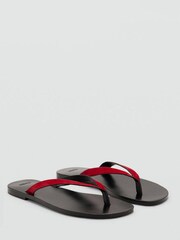 Mango Leather Flip Flops - Εικόνα 2 του 3