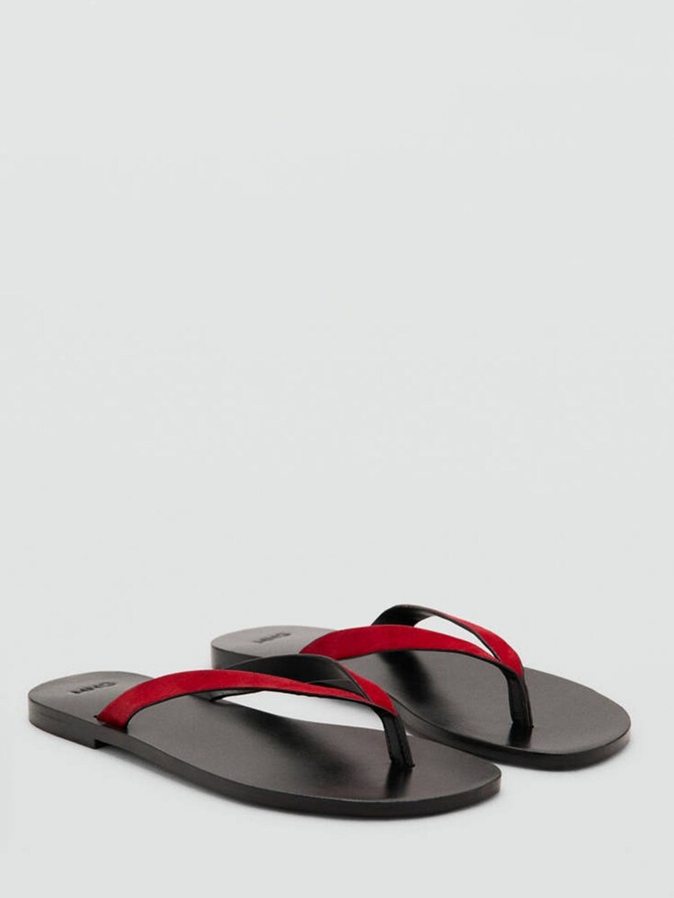 Mango Leather Flip Flops - Εικόνα 2 του 3 Mango Leather Flip Flops - Εικόνα 2 του 3