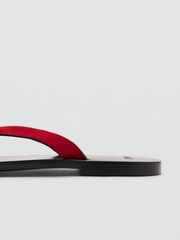 Mango Leather Flip Flops - Εικόνα 3 του 3