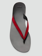 Mango Red Leather Flip Flops - Image 4 of 4