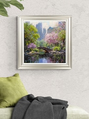 Artko Champagne Silver Spring in Central Park by Vadim Dolgov Framed Art - Image 1 of 3