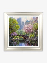 Artko Champagne Silver Spring in Central Park by Vadim Dolgov Framed Art - Image 2 of 3