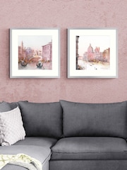 Artko Silver Autumn in Venice Set of 2 by David Norman Framed Art - Image 1 of 3