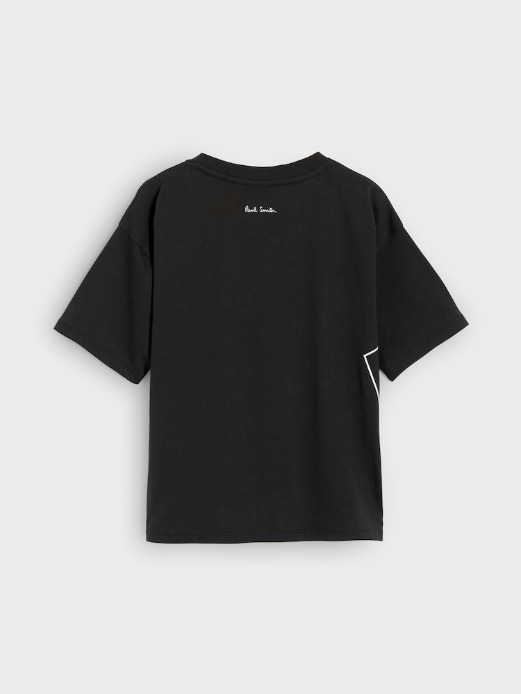 Paul Smith Junior Boys Oversized PS Short Sleeve Print T-Shirt - Image 2 of 4