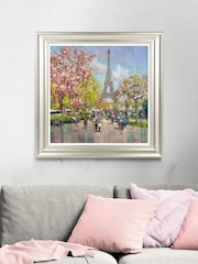 Artko Champagne Silver Spring in Paris by Vadim Dolgov Framed Art - Image 1 of 3
