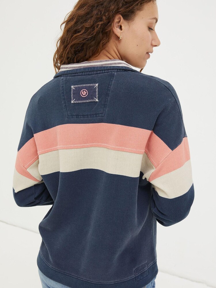 FatFace Blue Relaxed Airlie Sweatshirt - Image 2 of 4