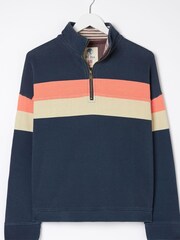 FatFace Blue Relaxed Airlie Sweatshirt - Image 4 of 4