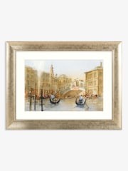 Artko Gold Rialto Bridge by David Norman Framed Art - Image 2 of 3