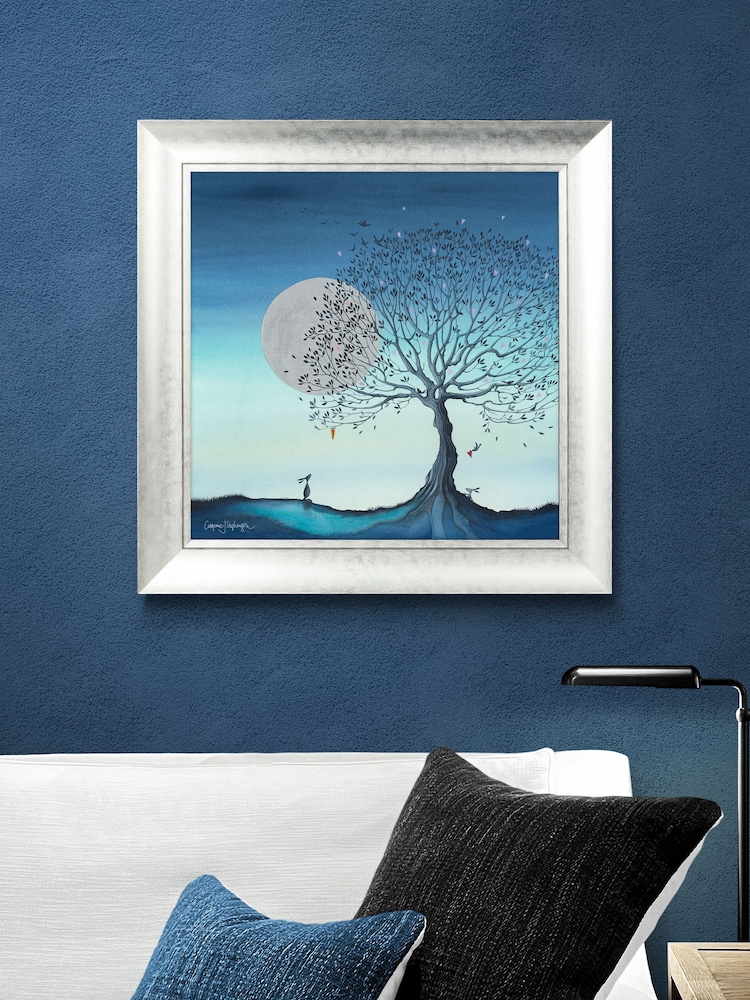 Artko Silver Hope Moon I by Catherine J Stephenson Framed Art - Image 1 of 3