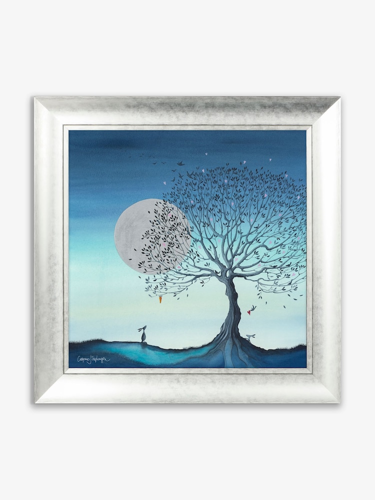 Artko Silver Hope Moon I by Catherine J Stephenson Framed Art - Image 2 of 3