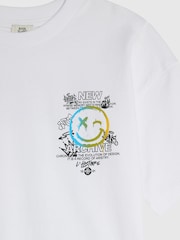 River Island White Graffiti T-Shirt & Jeans Set - Image 4 of 5