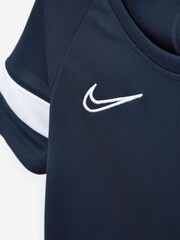 Nike Navy Dri-FIT Academy T-Shirt - Image 3 of 5