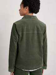 Seasalt Cornwall Green Petite Brightwork Moleskin Jacket - Image 3 of 5