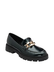 Lotus Green Patent Loafers - Image 1 of 4