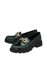 Lotus Green Patent Loafers - Image 2 of 4