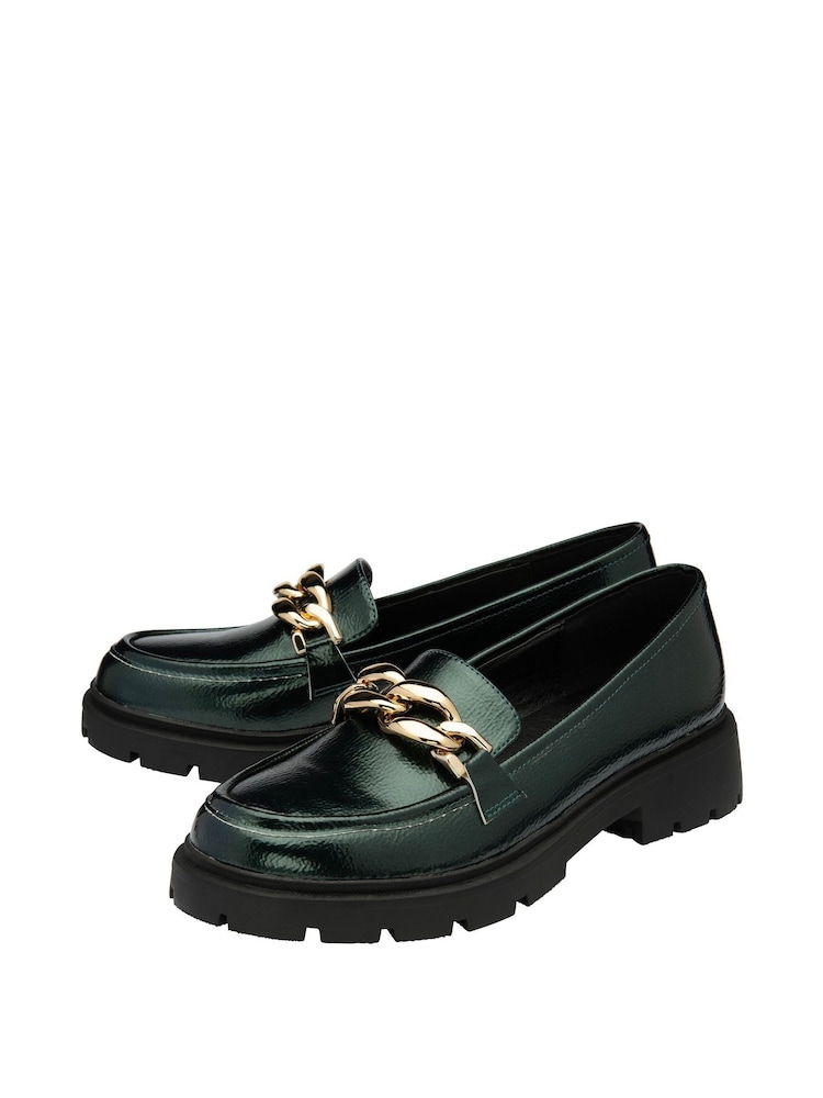 Lotus Green Patent Loafers - Image 2 of 4