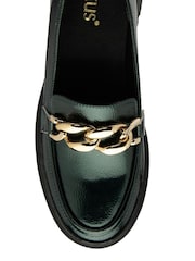 Lotus Green Patent Loafers - Image 4 of 4