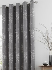 Cortina Elmwood Cortinas de luxo Jacquard com ilhós - Imagem 1 de 2
