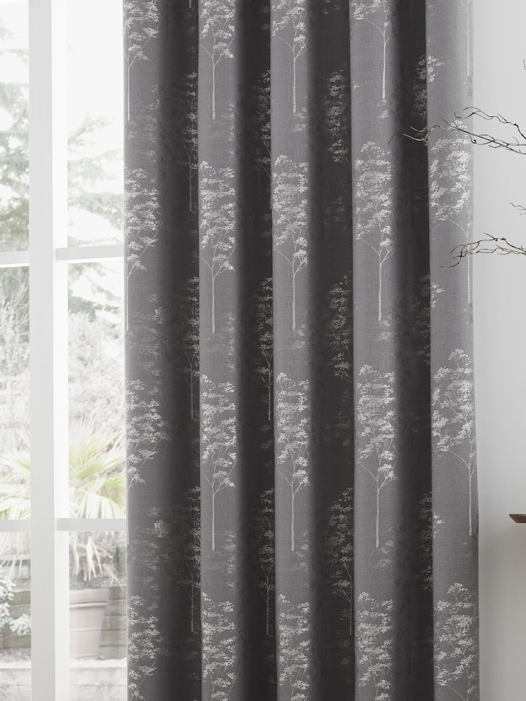 Cortina Elmwood Cortinas de luxo Jacquard com ilhós - Imagem 2 de 2