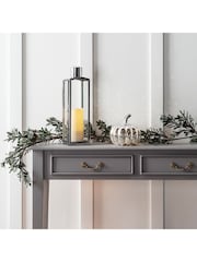 Lights4fun Silver Mottled Silver Pumpkin Battery Light - Image 3 of 3