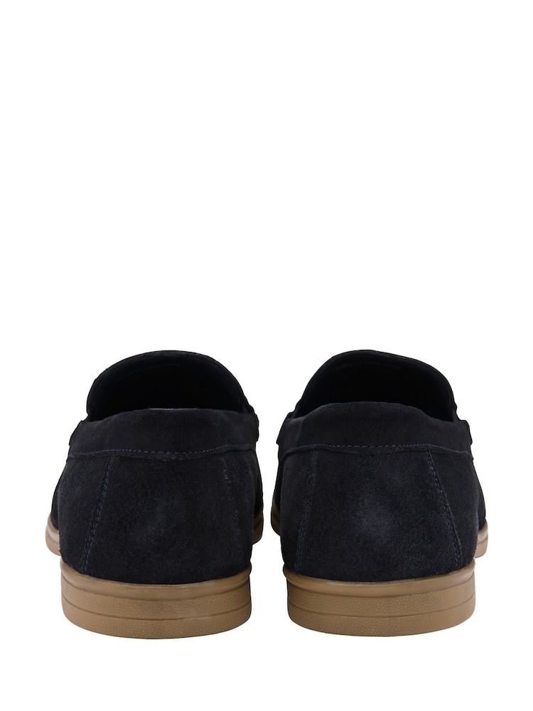 Lotus Blue Suede Loafers - Image 3 of 3