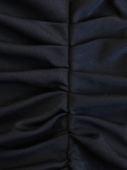 Ro&Zo - Black Crepe Jersey Split Leg Midi Dress - Image 5 of 5