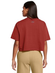 Under Armour Orange Boxy Logo Crop T-Shirt - Image 2 of 4