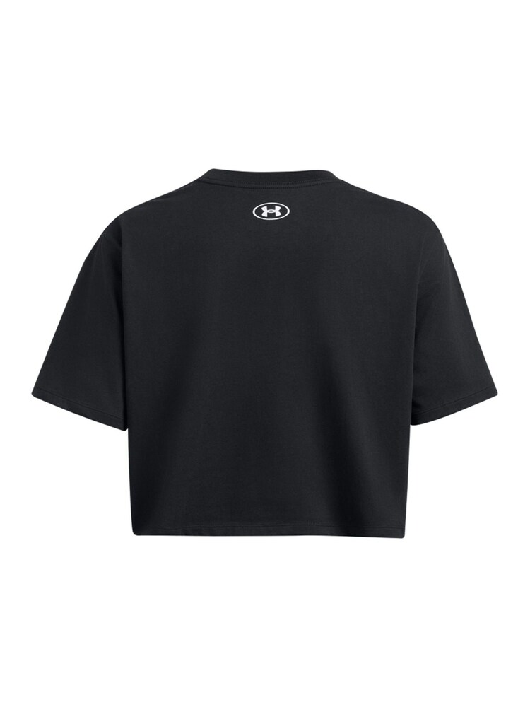 Under Armour Black Boxy Logo Crop T-Shirt - Image 7 of 7