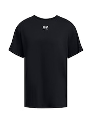 Under Armour Black Campus Oversize T-Shirt - Image 3 of 4