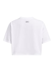 Under Armour White Boxy Logo Crop T-Shirt - Image 4 of 4