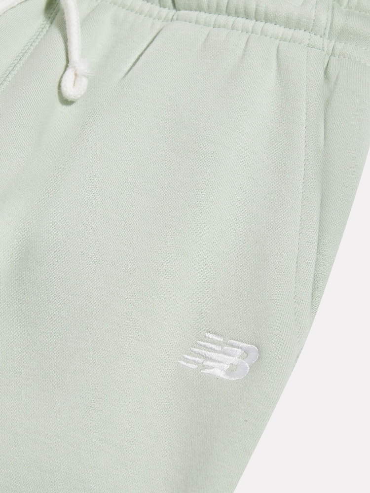 Mátově zelená - New Balance Jogger kalhoty s malým logem vzadu - Obrázek 8 z 8