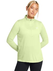 Under Armour Green Light Tech Twist 1/2 Zip Top - Image 1 of 2