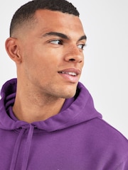 Nike Lilac Purple Club Pullover Hoodie - Image 3 of 3