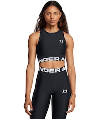 Under Armour Black HeatGear Rib Vest - Image 1 of 4