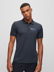 BOSS Blue Paule Polo Shirt - Image 1 of 4