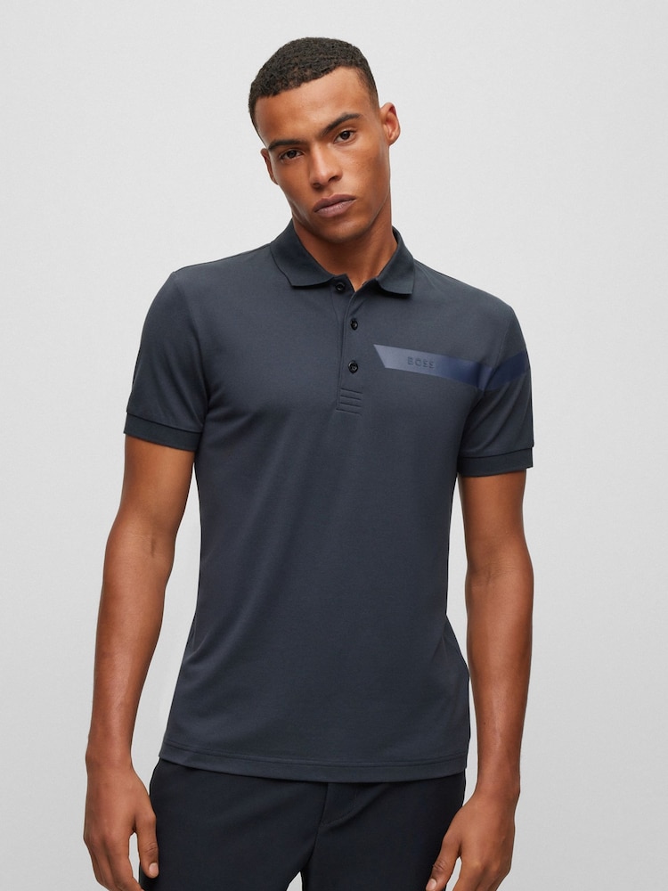 BOSS Blue Paule Polo Shirt - Image 1 of 4