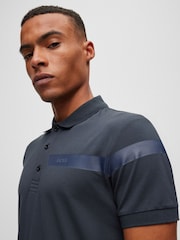 BOSS Blue Paule Polo Shirt - Image 3 of 4