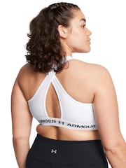 Under Armour White Crossback Mid Support Bra - Image 2 of 4