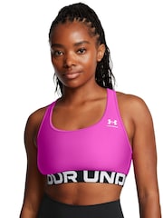 Under Armour Pink HG Mid Bra - Image 1 of 4
